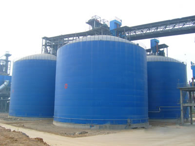 唐河水泥钢板库改造